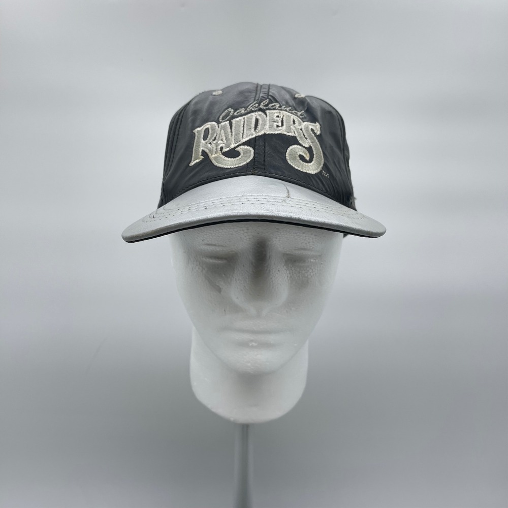 Modern New York NFL Oakland Raiders Cap Genuine Leather Vintage Snapback Hat